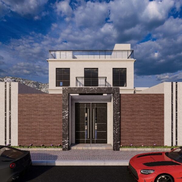 تصميم مودرن لفيلا سكنية خاصة